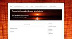 Desktop Screenshot of jorgecapellariera.com
